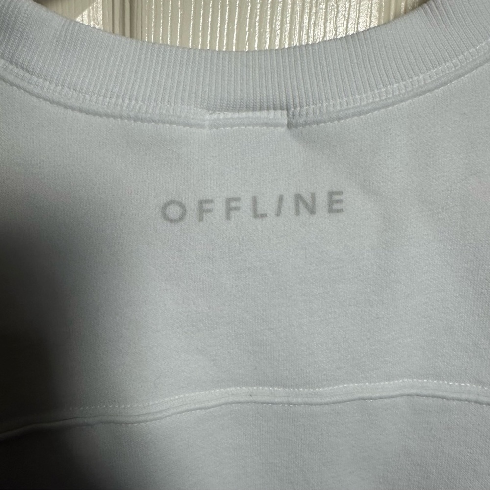 Women’s OFFLINE By Aerie Cloud Fleece Oversized Crewneck Sweatshirt, size Medium - Picture 11 of 13